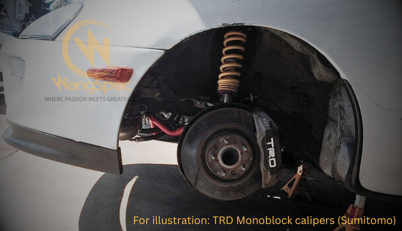 Titanium Front Brake Pad Shim Kit – TRD Monoblock & Lexus LS430 (UCF30/UCF31, 2000–2006)
