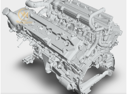3D Scan - 1GZ-FE Engine Scan
