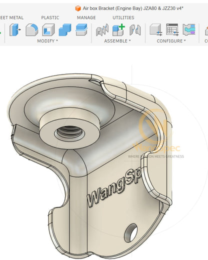 Free 3D File – Engine Bay Bracket for Intake Air Box (JZA80 / JZZ30)