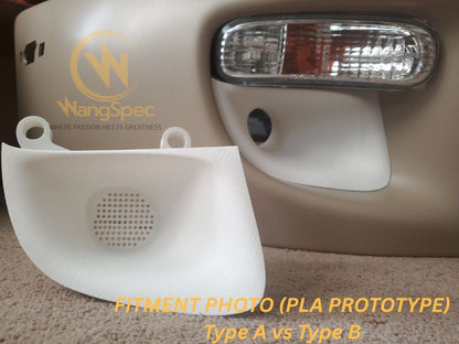 Toyota Supra MKIV (JZA80) – Front Bumper Ducts (50mm) - Pair